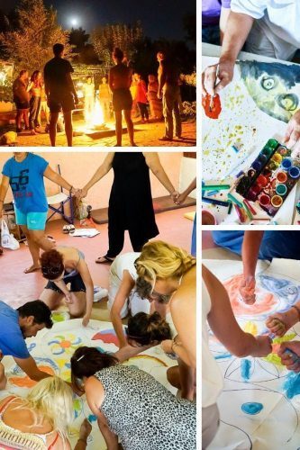 Κοσμος σε ομαδικη ψυχοθεραπεία με Art therapy